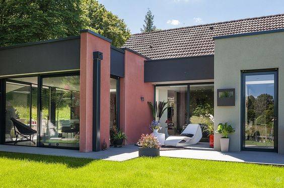 Extension de maison en maçonnerie et finitions designs - Arras 62