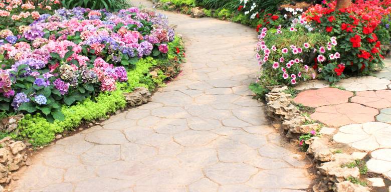 allée de jardin à Le Perreux