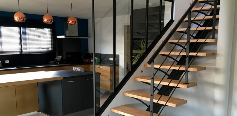 Verrière d'escalier - Jura