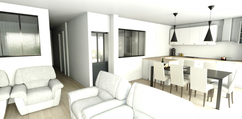 Image réaliste 3D réalisée par La Maison Des Travaux La Baule