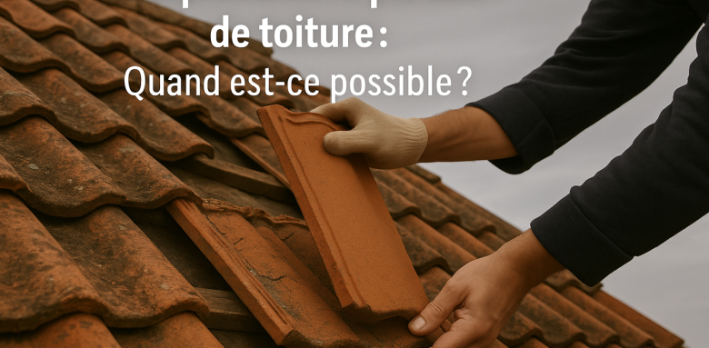 Remplacement partiel de toiture muret