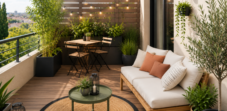 Comment aménager une terrasse de 12 m² ?