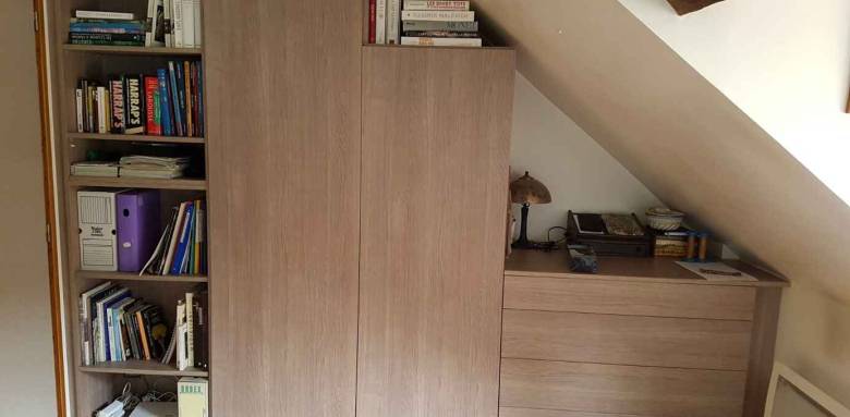 Dressing sous toiture