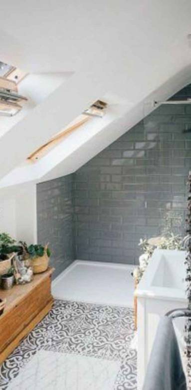 Aménager une salle de bains sous combles