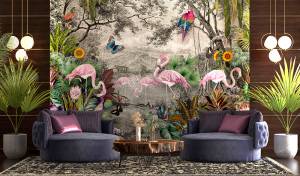 Papier peint panoramique décoration maison