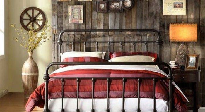 Chambre à  coucher esprit loft