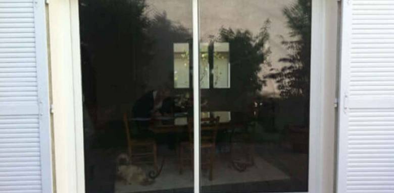 Fenêtre baie vitrée en alu coulissante