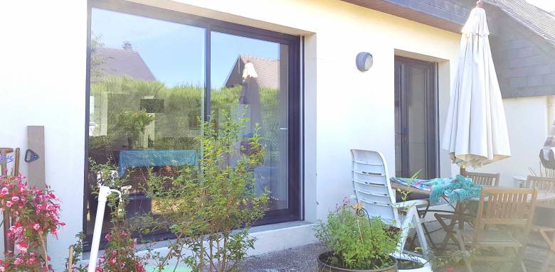 Remplacement fenêtre par baie vitrée en pavillon