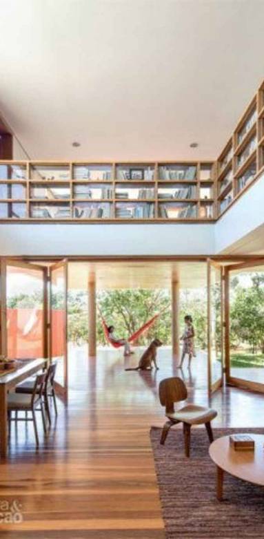 Mezzanine espace bibliothèque