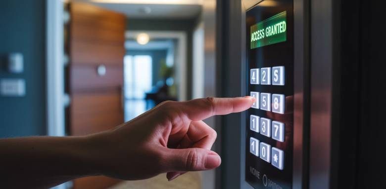 Console d'alarme maison