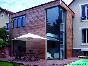 Création d'une extension bois à Paris 15