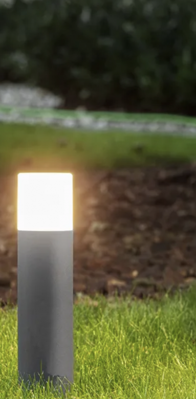 borne de faible hauteur pour éclairer son allée (Leroy Merlin)