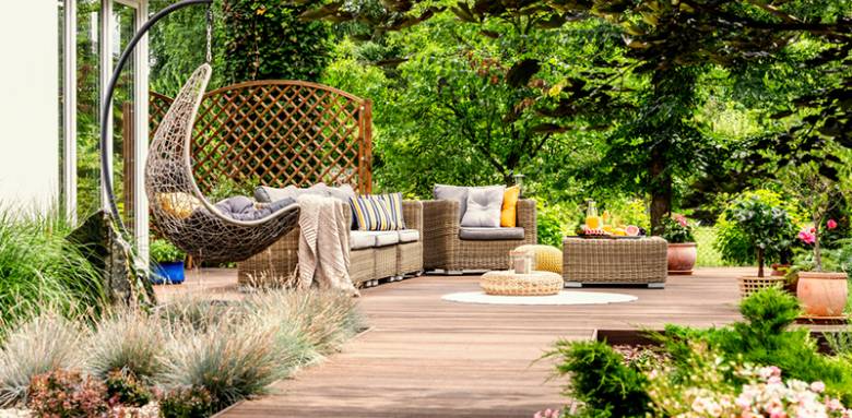 Une terrasse bien pensée et bien aménager pour profiter des beaux jours