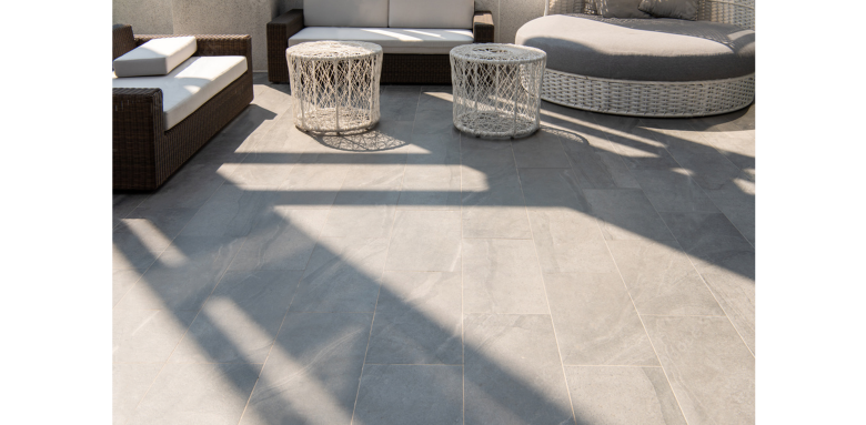 Exemple de terrasse carrelée 1