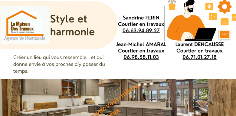  Créez un intérieur à votre image avec les courtiers de Marmande : des espaces fonctionnels, élégants et pensés pour la vie à plusieurs.