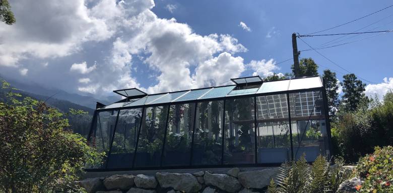 Chantier terminé à Theys : Notre client a installé sa serre