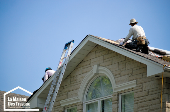 Rénovation d'une couverture en ardoise