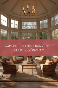 Véranda lumineuse équipée d'un double vitrage performant