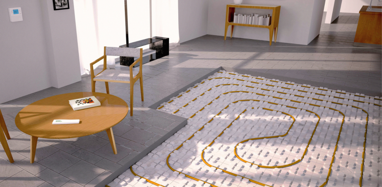 Le plancher chauffant à basse température : 