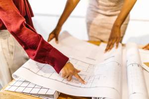 Plan d'un architecte