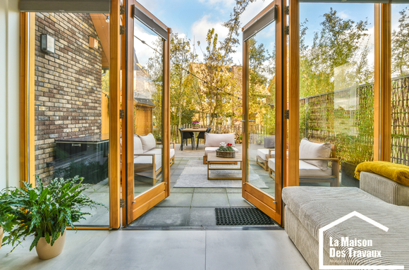 Véranda : extension d'un salon