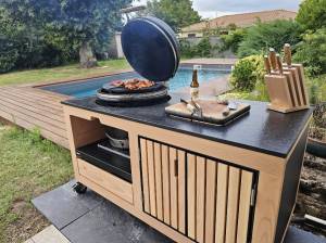 cuisine extérieure à Blain