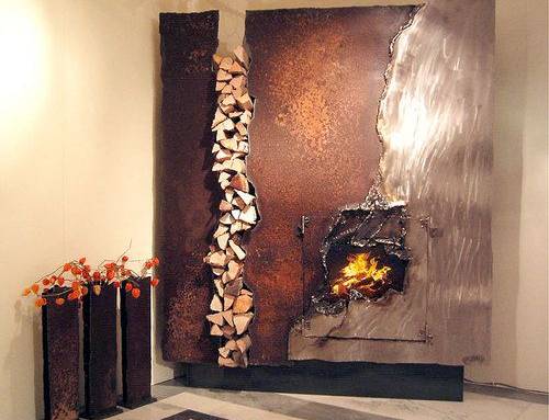 Cheminée "Œuvre d'art"