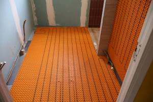 DITRA-HEAT, mur ou sol chauffant pour votre rénovation de salle de bian à Toulouse
