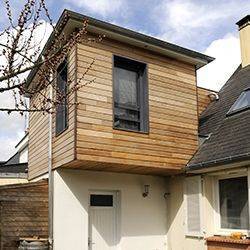 Surélévation en bois et bardage bois - Bouc-Bel-Air-13