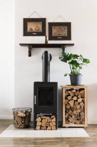 poele a bois maison