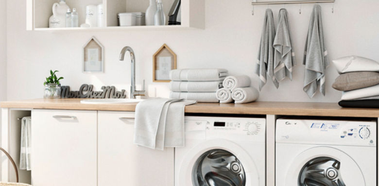 meubles de cuisine adaptées pour la buanderie, But