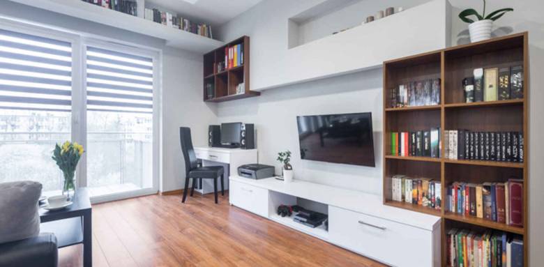 aménagement coin bureau dans un salon Noisy-Le-Grand (93) 