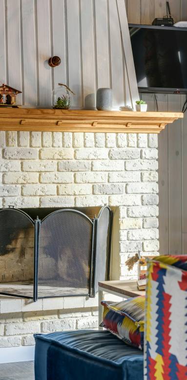 Cheminée en pierres - Yvelines