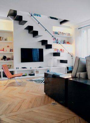 Escalier intérieur quart tournant - Arras 62