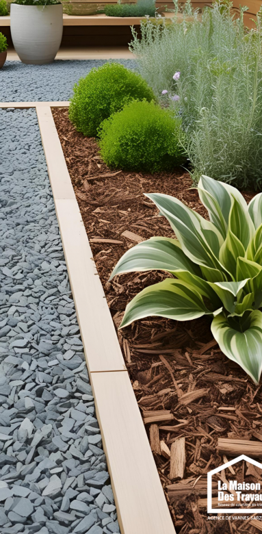 bordure jardin moderne sans entretien