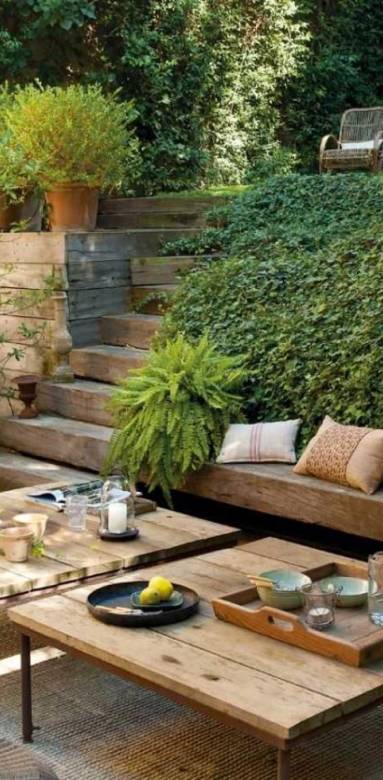 jardin en pente