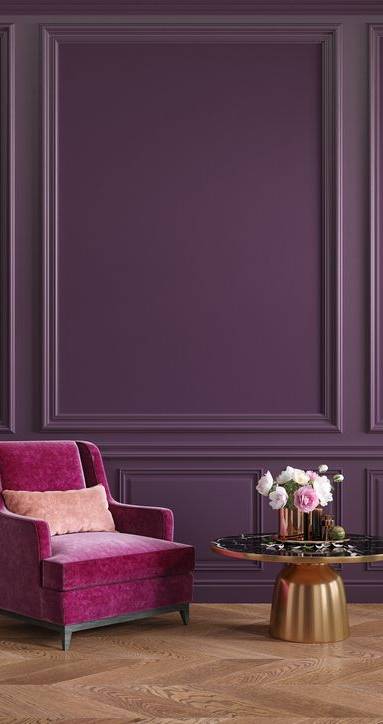 Cimaise dans un espace salon