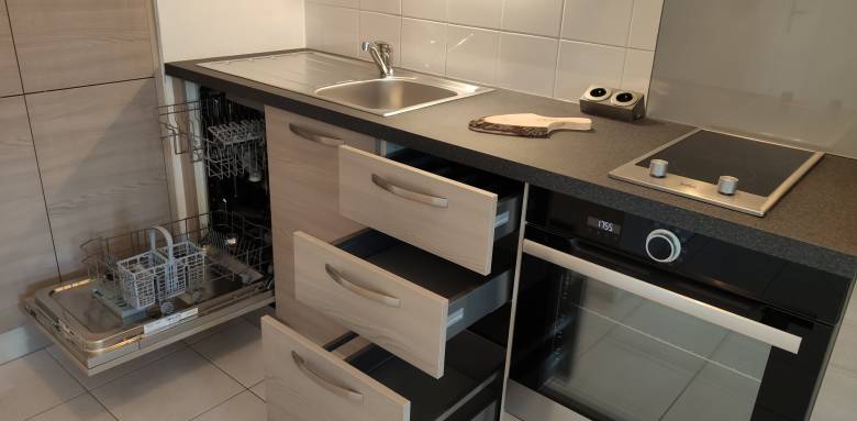 Aménagement de cuisine linéaire