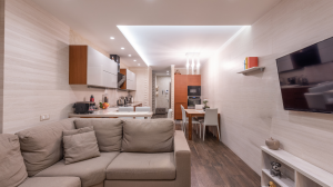 Aménagement appartement en longueur