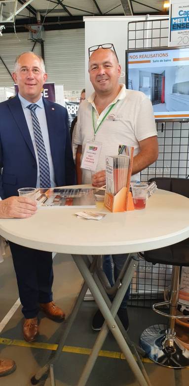 Arnaud et le député Pierre VATIN