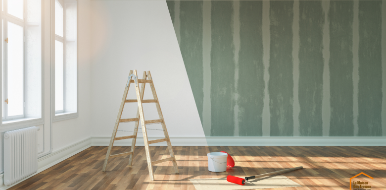 Illustration rénovation de mur