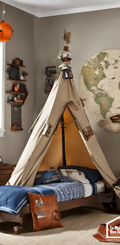 décoration chambre thème aventure