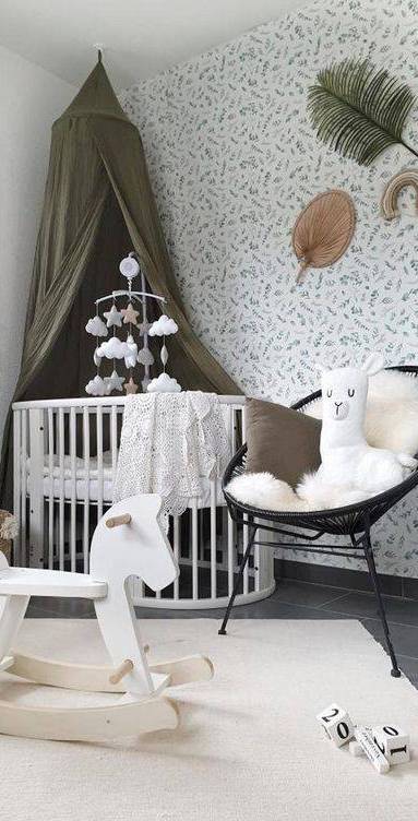 Papier-peint décoratif dans une chambre d'enfant - Bouc-Bel-Air-13