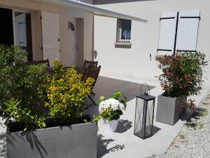 Terrasse carrelée