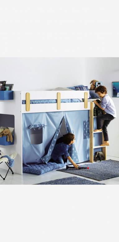 Chambre bleue avec cabane - Vert Baudet