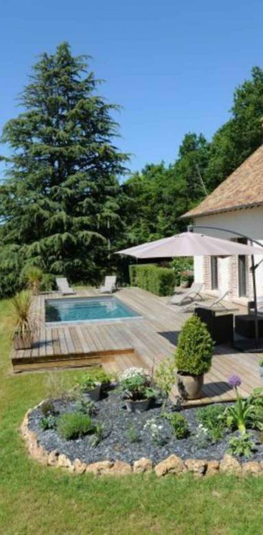 Terrasse avec piscine