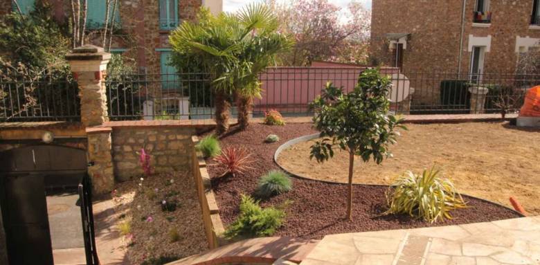 Aménagement d'un jardin sec - Nantes 44