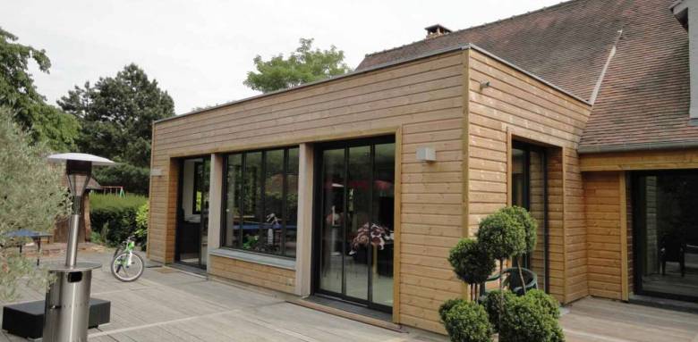 Extension de maison en bois - Bouc-Bel-Air (13)