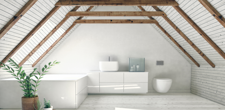 Salle de bain sous combles Antibes 