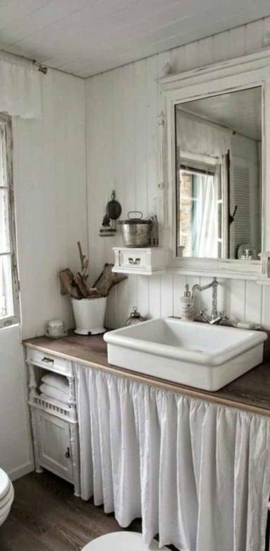 Vasque en céramique pour une tendance campagne chic